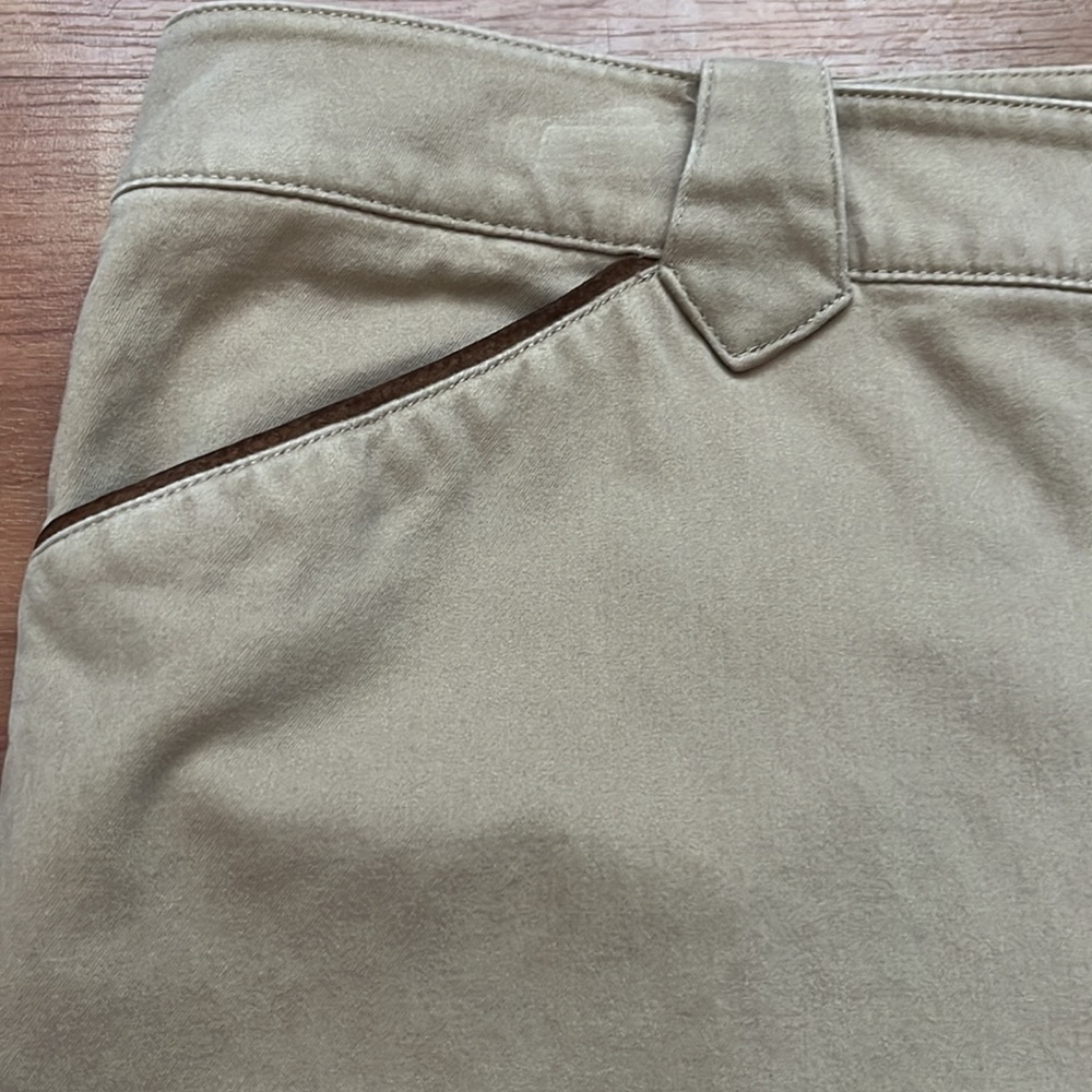 Lauren Jeans Co by Ralph Lauren women’s khaki straight leg pants Size 8 - Picture 3 of 12
